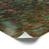 Poster Claude Monet | Le jardin de l'artiste à Argenteuil (Coin)