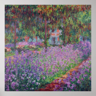 Poster Claude Monet   Le jardin de l'artiste à Giverny
