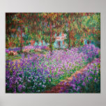 Poster Claude Monet - Le jardin de l'artiste à Giverny<br><div class="desc">Jardin de l'artiste à Giverny / Le Jardin de l'artiste a Giverny - Claude Monet,  1900</div>