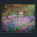 Poster Claude Monet - Le jardin de l'artiste à Giverny<br><div class="desc">Jardin de l'artiste à Giverny / Le Jardin de l'artiste a Giverny - Claude Monet,  1900</div>