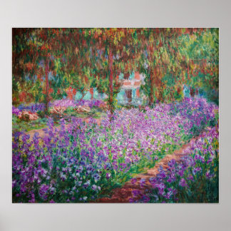 Poster Claude Monet - Le jardin de l'artiste à Giverny