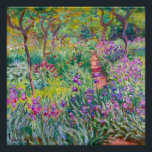 Poster Claude Monet - Le jardin d'Iris à Giverny<br><div class="desc">Jardin d'Iris à Giverny / Jardin d'Artiste à Giverny - Claude Monet,  1899-1900</div>