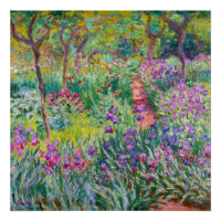 Claude Monet - Le jardin d'Iris à Giverny