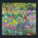 Poster Claude Monet - Le jardin d'Iris à Giverny<br><div class="desc">Jardin d'Iris à Giverny / Jardin d'Artiste à Giverny - Claude Monet,  1899-1900</div>