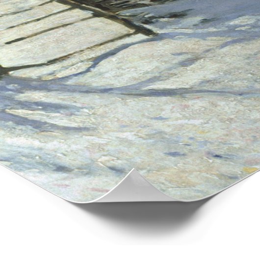 Poster Claude Monet - Le Magpie (Coin)