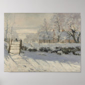Poster Claude Monet - Le Magpie (Devant)