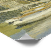 Poster Claude Monet - Le pont Argenteuil (Coin)