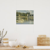 Poster Claude Monet - Le pont Argenteuil (Cuisine)