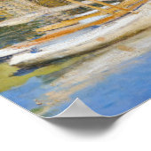 Poster Claude Monet - Le pont d'Argenteuil (Coin)