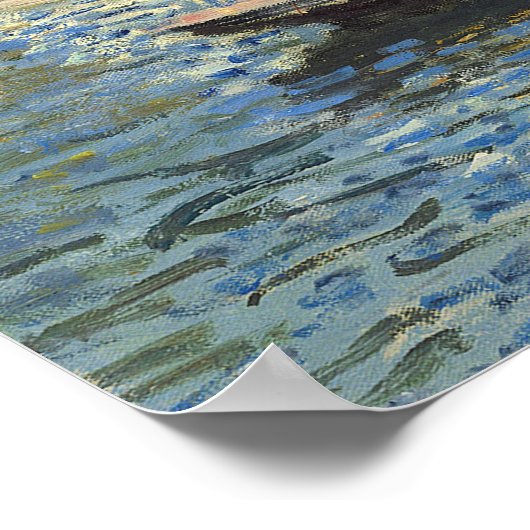 Poster Claude Monet | Le pont d'Argenteuil (Coin)