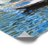 Poster Claude Monet : Le pont d'Argenteuil (Coin)