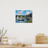 Poster Claude Monet : Le pont d'Argenteuil (Cuisine)