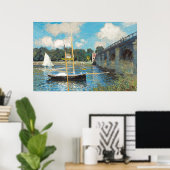 Poster Claude Monet Le pont d'Argenteuil (1874) (Bureau à domicile)