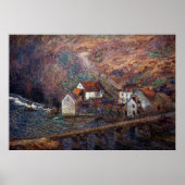 Poster Claude Monet - Le pont de Vervy (Devant)