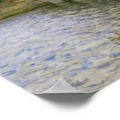 Poster Claude Monet | Le pont ferroviaire à Argenteuil (Coin)