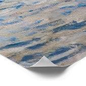 Poster Claude Monet - Le pont ferroviaire à Argenteuil (Coin)