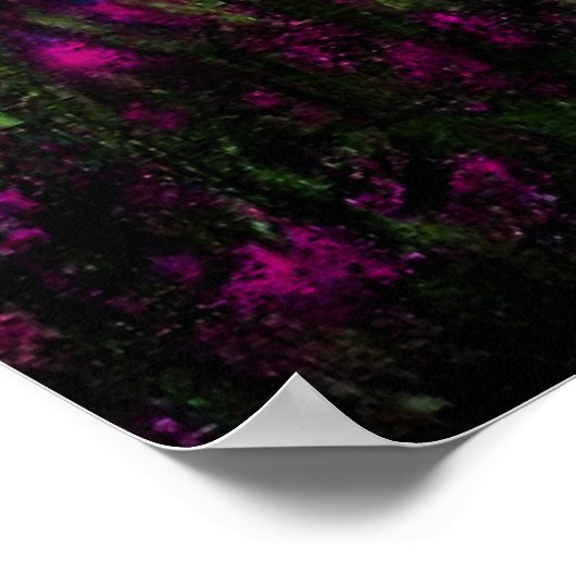 Poster Claude Monet Le pont Japanes violet (Coin)