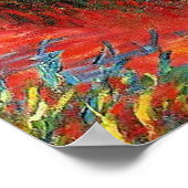 Poster Claude Monet, Le Pont Japonais, (Coin)