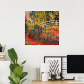Poster Claude Monet, Le Pont Japonais, (Bureau à domicile)