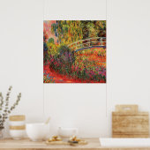 Poster Claude Monet, Le Pont Japonais, (Cuisine)