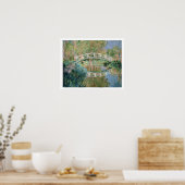 Poster Claude Monet | Le pont japonais, Giverny (Cuisine)