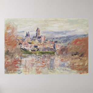 Poster Claude Monet   Le village de Vetheuil, vers 1881