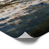 Poster Claude Monet - L'église de Vetheuil (Coin)