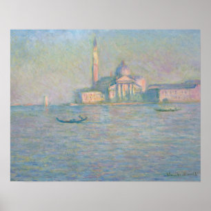 Poster Claude Monet - L'église San Giorgio Maggiore,