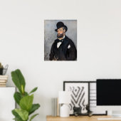 Poster Claude Monet - Leon Monet (Bureau à domicile)
