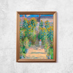 Poster Claude Monet Les Artistes Jardin Les Tournesols Vi<br><div class="desc">Poster de Claude Monet,  Jardin de l'artiste à Vétheuil,  1880-1881. Vieux tableau célèbre avec un petit garçon et des tournesols. Licence CCO,  domaine public. Cadre non inclus.</div>