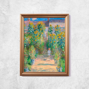 Poster Claude Monet Les Artistes Jardin Les Tournesols Vi