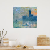 Poster Claude Monet Les Chambres du Parlement (Cuisine)