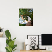 Poster Claude Monet - Les femmes dans le jardin (Bureau à domicile)