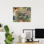 Poster Claude Monet | Les femmes dans les fleurs, 1875 (Bureau à domicile)