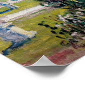 Poster Claude Monet - Les jardins des Tuileries (Coin)