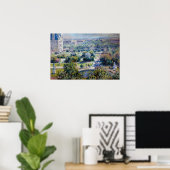 Poster Claude Monet - Les jardins des Tuileries (Bureau à domicile)