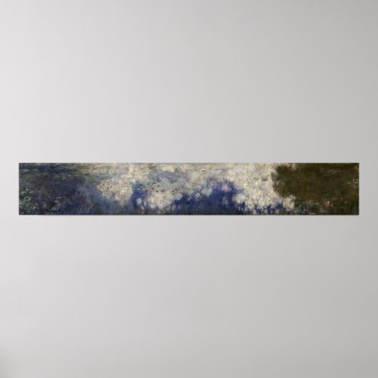 Poster Claude Monet | Les Nénuphars Les nuages, 1914-18 (Devant)