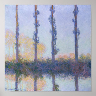 Poster Claude Monet Les Quatre Arbres