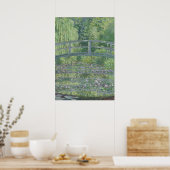 Poster Claude Monet | L'étang Nénuphar : Harmonie verte (Cuisine)