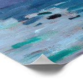 Poster Claude Monet Lever de soleil sur la mer (Coin)