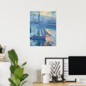 Poster Claude Monet Lever de soleil sur la mer (Bureau à domicile)