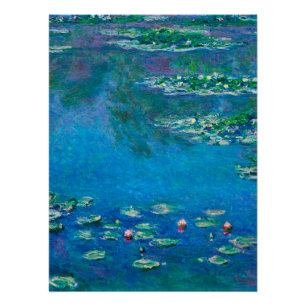Poster Claude Monet - Lilies d'eau 1906