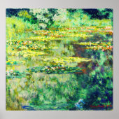 Poster Claude Monet - Lillies d'eau - Bassin des Nymphéas (Devant)