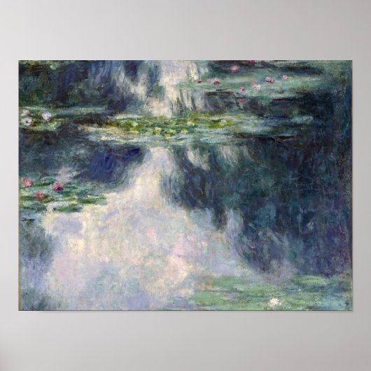 Poster Claude Monet - Lys à eau, 1907 (Devant)