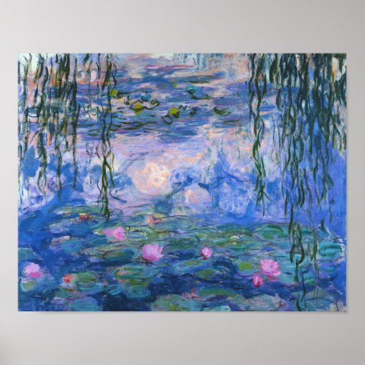 Poster Claude Monet - Lys à eau, 1916 (Devant)