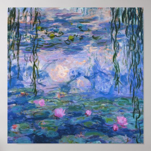 Poster Claude Monet - Lys à eau, 1916 (Devant)