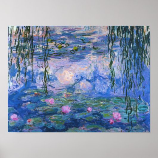Poster Claude Monet - Lys à eau, 1916 (Devant)