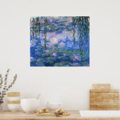 Poster Claude Monet - Lys à eau, 1916 (Cuisine)
