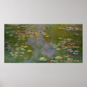 Poster Claude Monet Lys à eau, 1919