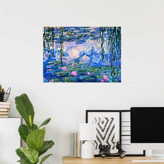 Poster Claude Monet - Lys à eau, 1919 (Bureau à domicile)